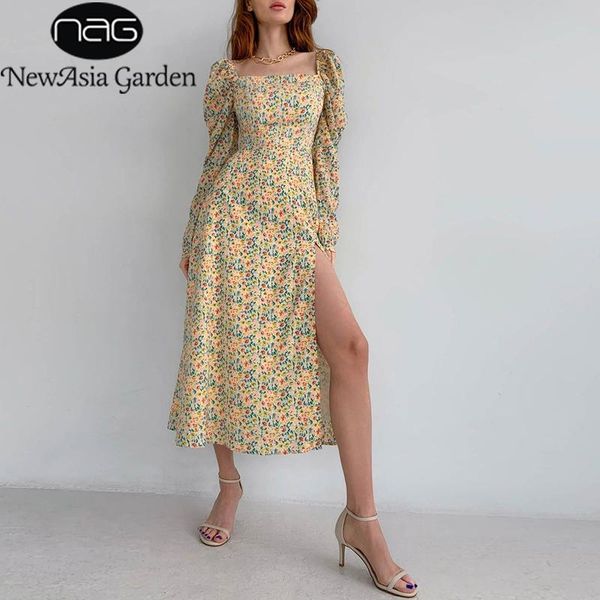 casual dresses asia autumn floral dress long sleeve square neck side split a line sweet robe pink for women 2021, Black;gray
casual dresses asia autumn floral dress long sleeve square neck side split a line sweet robe pink for women 2021, Black;gray