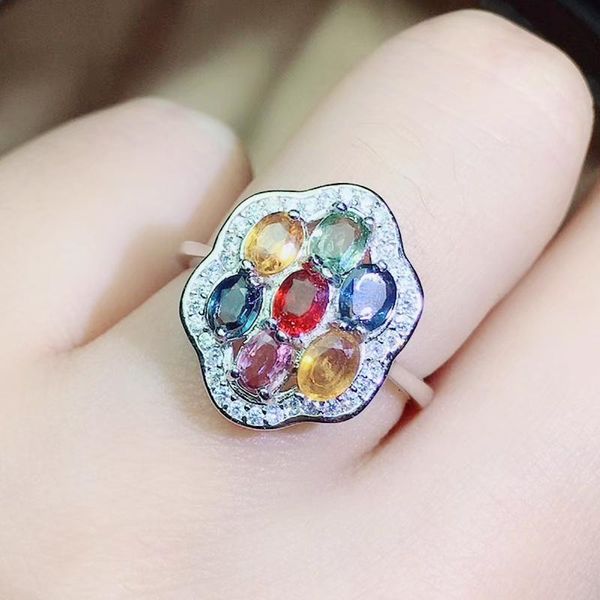 cluster rings per jewelry natural real colorful sapphire flower style ring 0.35ct*7pcs gemstone 925 sterling silver q2042621, Golden;silver
cluster rings per jewelry natural real colorful sapphire flower style ring 0.35ct*7pcs gemstone 925 sterling silver q2042621, Golden;silver