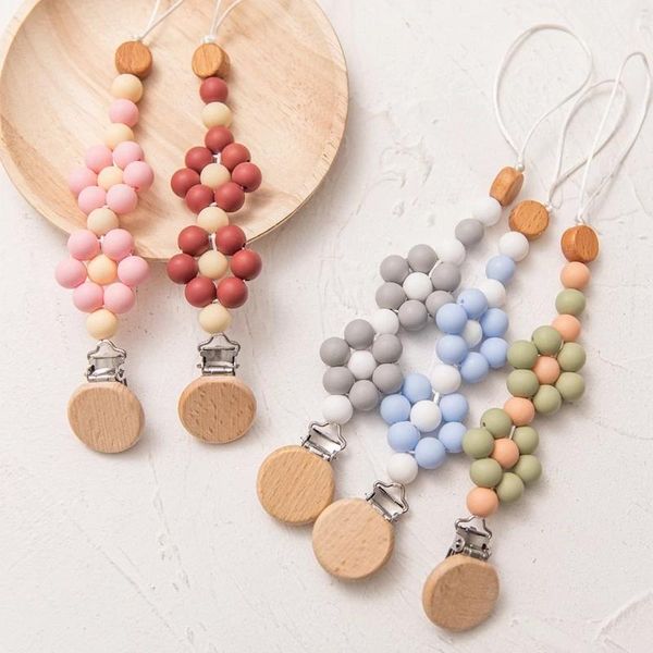 1pcs baby teether silicone pacifier chain flower teething toys bpa nipple clamp holder teeting chains babies toy pacifiers#
1pcs baby teether silicone pacifier chain flower teething toys bpa nipple clamp holder teeting chains babies toy pacifiers#