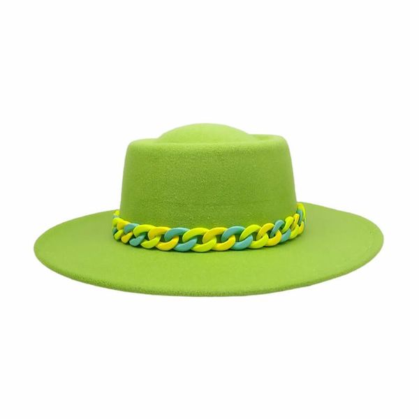 wide brim hats women green bowler hat ladies elegant retro style british woolen jazz autumn and winter solid color panama, Blue;gray
wide brim hats women green bowler hat ladies elegant retro style british woolen jazz autumn and winter solid color panama, Blue;gray