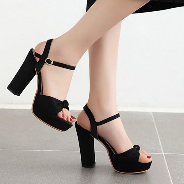 sandals fanyuan size 33-43 women high heels for summer shoes gladiator thick, Black
sandals fanyuan size 33-43 women high heels for summer shoes gladiator thick, Black