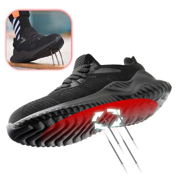 boots steel toe work safety men shoes construction non-slip zapatos puncture-proof botas hombre, Black
boots steel toe work safety men shoes construction non-slip zapatos puncture-proof botas hombre, Black