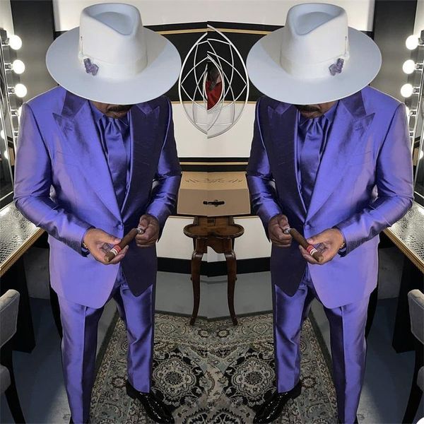 men's suits & blazers 2 pieces royal purple men silk satin jacket+pant custom made formal wedding suit plus size party, White;black
men's suits & blazers 2 pieces royal purple men silk satin jacket+pant custom made formal wedding suit plus size party, White;black