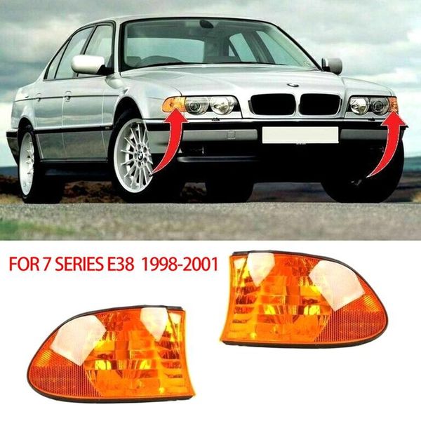 emergency lights car amber lens parking corner light signal lamp cover for - e38 7 series 1998-2001 63138379108 63138379107
emergency lights car amber lens parking corner light signal lamp cover for - e38 7 series 1998-2001 63138379108 63138379107