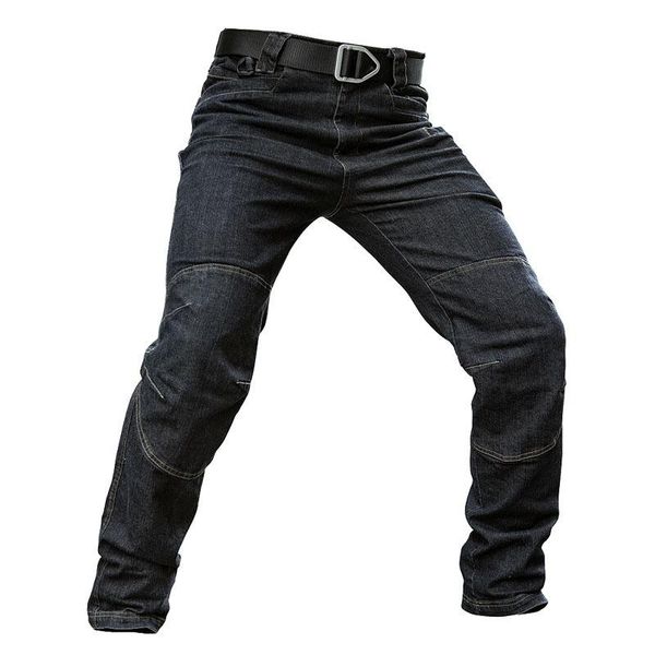 mcikkny men tactical army jean trousers with multi-pockets military flexible denim pants for male size s-2xl men's jeans, Blue
mcikkny men tactical army jean trousers with multi-pockets military flexible denim pants for male size s-2xl men's jeans, Blue