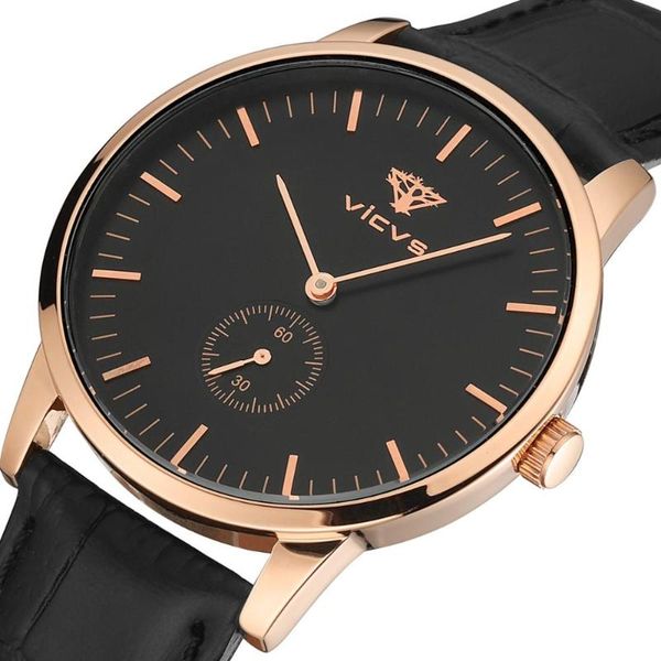 minimalist men's fashion ultra-thin watch simple business leather strap quartz vicvs wristwatches, Slivery;brown
minimalist men's fashion ultra-thin watch simple business leather strap quartz vicvs wristwatches, Slivery;brown