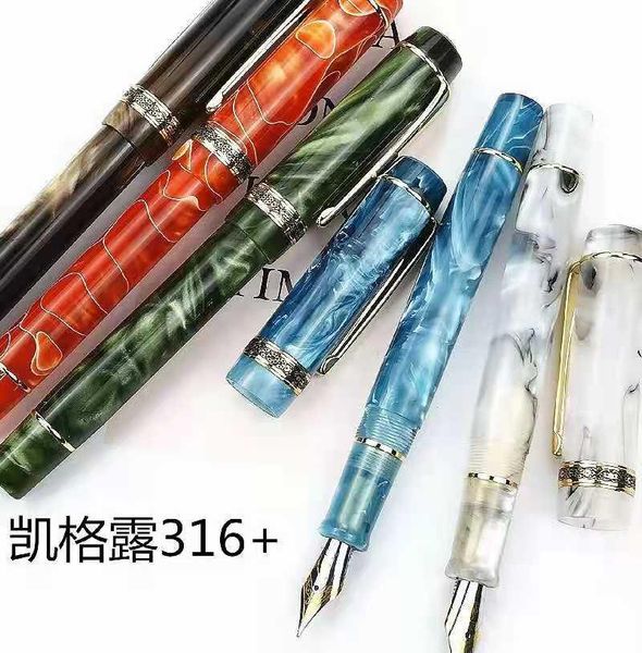 fountain pens kaigelu 316+ pen celluloid ink ef/f/m nib beautiful marble business stationery office school writing gift
fountain pens kaigelu 316+ pen celluloid ink ef/f/m nib beautiful marble business stationery office school writing gift
