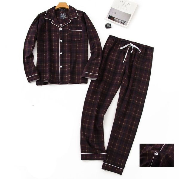 women's sleepwear winter men's pajamas set plaid 100% cotton long sleeve shirt pants 2piece/set casual man homewear big size s, Black;red
women's sleepwear winter men's pajamas set plaid 100% cotton long sleeve shirt pants 2piece/set casual man homewear big size s, Black;red