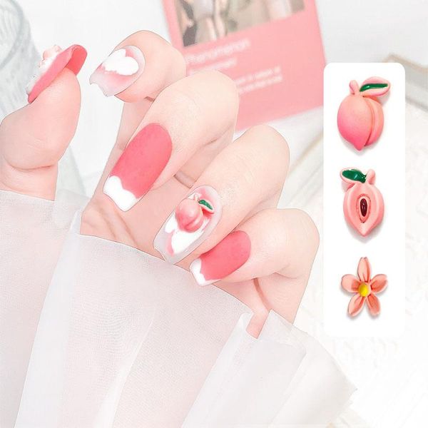 nail art decorations 5pcs rhinestones pink peach flower resin stones for acrylic nails cute fruit luxury charms decoration, Silver;gold
nail art decorations 5pcs rhinestones pink peach flower resin stones for acrylic nails cute fruit luxury charms decoration, Silver;gold