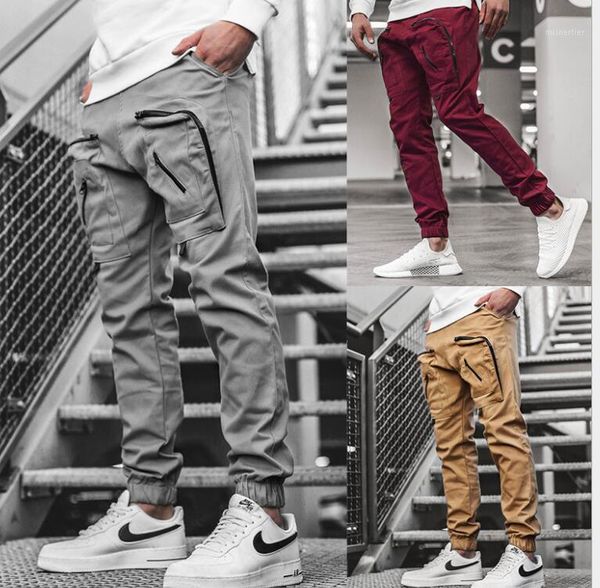 europe and united states men's workwear pants woven multi-pocket casual drawstring, Black
europe and united states men's workwear pants woven multi-pocket casual drawstring, Black