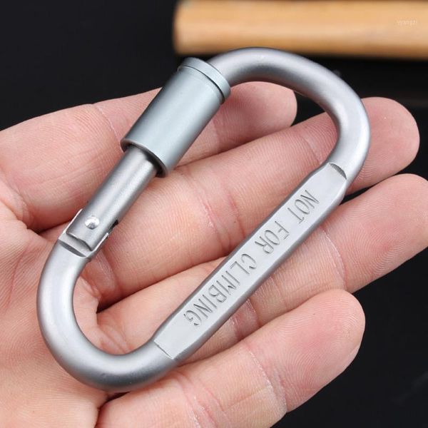 pcs camping carabiner d shape keychain aluminum alloy clip with lock equipment survival gear camp mountaineering hook cords, slings and webb
pcs camping carabiner d shape keychain aluminum alloy clip with lock equipment survival gear camp mountaineering hook cords, slings and webb