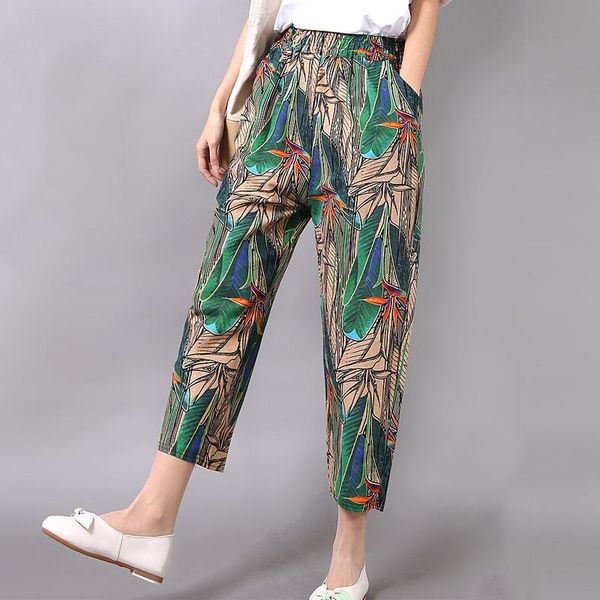 running pants 2021 summer fashion printed cotton linen harem for women casual high waist calf-length loose trousers female streetwear, Black;blue
running pants 2021 summer fashion printed cotton linen harem for women casual high waist calf-length loose trousers female streetwear, Black;blue