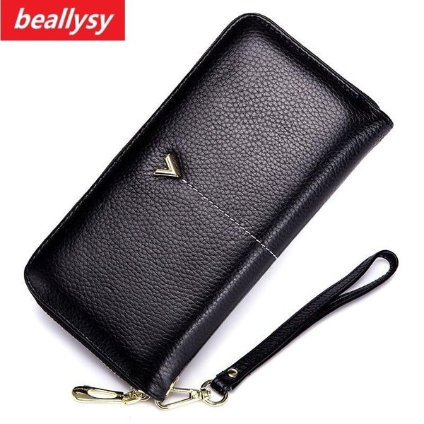 wallets brand women 2021 fashion designer long female genuine leather clutch handbag cards holder coin purse, Red;black
wallets brand women 2021 fashion designer long female genuine leather clutch handbag cards holder coin purse, Red;black