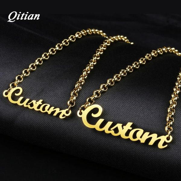 link, chain personalized name bracelet gold color customized nameplate bracelets for couple stainless steel jewelry (max 8 letters), Black
link, chain personalized name bracelet gold color customized nameplate bracelets for couple stainless steel jewelry (max 8 letters), Black