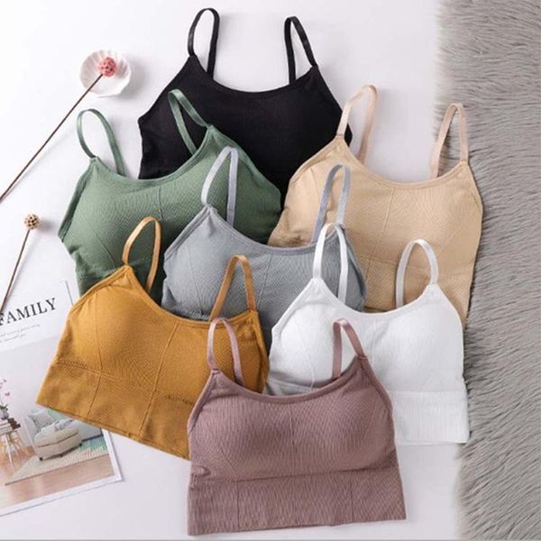 women's tanks & camis solid bra summer 2021 backless tube suspender women 7-color simple slim short base vest for woman, White
women's tanks & camis solid bra summer 2021 backless tube suspender women 7-color simple slim short base vest for woman, White