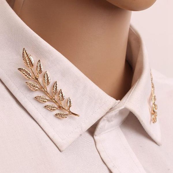 pins, brooches fashion women gold color leaf collar pin creative shirt brooch jewelry christmas gift broches, Gray
pins, brooches fashion women gold color leaf collar pin creative shirt brooch jewelry christmas gift broches, Gray