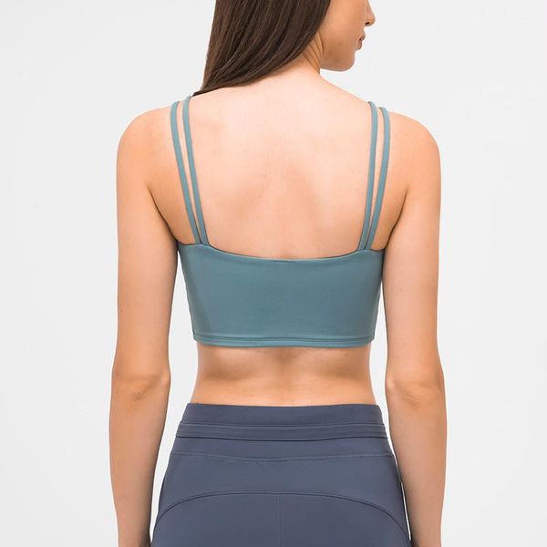 yoga outfit arrival tight fitness sports bra vest double shoulder strap with light impact removable chest pad
yoga outfit arrival tight fitness sports bra vest double shoulder strap with light impact removable chest pad