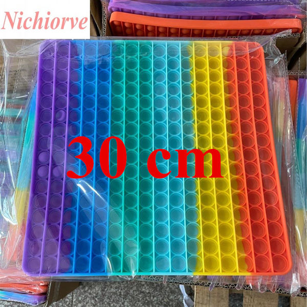 30cm super big size push bubble fidget toys autism needs squishy stress reliever rainbow toys kid funny anti-stress fidget party gifts
30cm super big size push bubble fidget toys autism needs squishy stress reliever rainbow toys kid funny anti-stress fidget party gifts