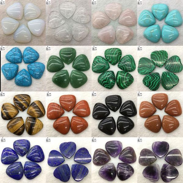 pendants malachite tiger eye aventurine crystal howlite blue sand jaspe lapis lazuli heart cabochon cab wholesale 5pcs wb635b, Black
pendants malachite tiger eye aventurine crystal howlite blue sand jaspe lapis lazuli heart cabochon cab wholesale 5pcs wb635b, Black