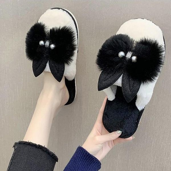 slipppers winter women home fashion shoes fluffy warm ladies flock comfort fmale flats plush footwear woman slippers, Black
slipppers winter women home fashion shoes fluffy warm ladies flock comfort fmale flats plush footwear woman slippers, Black