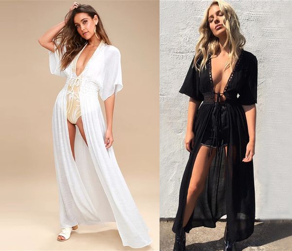 bamboo patchwork lace-up bikini beach blouse cardigan vacation sun protection shirt outer blouses, White;black
bamboo patchwork lace-up bikini beach blouse cardigan vacation sun protection shirt outer blouses, White;black