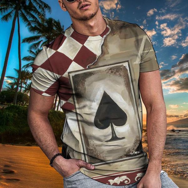 men's t-shirts t shirt for men stripped tshirt summer clothing streetwear round neck fashion poker print short sleeve, White;black
men's t-shirts t shirt for men stripped tshirt summer clothing streetwear round neck fashion poker print short sleeve, White;black