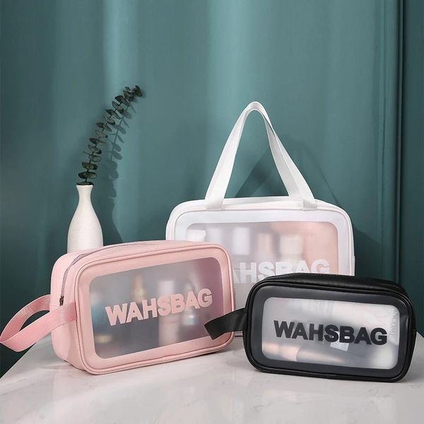 storage bags cosmetic bag wash travel toiletry organize waterproof pvc portable transparent makeup female women packaging
storage bags cosmetic bag wash travel toiletry organize waterproof pvc portable transparent makeup female women packaging