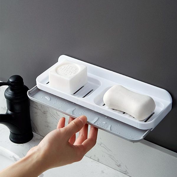 bathroom storage & organization double drain soap shelf drawer design tray plastic simple wall-mounted household item
bathroom storage & organization double drain soap shelf drawer design tray plastic simple wall-mounted household item