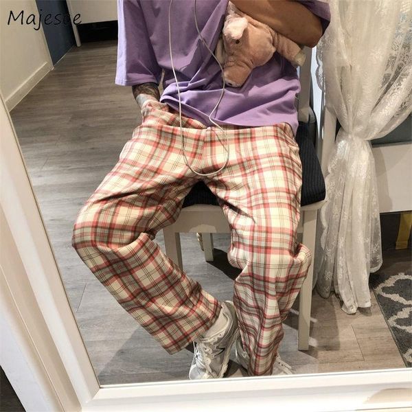 pants women full retro plaid trouser ins summer bf harajuku oversize 2xl student loose streetwear high waist kpop mopping casual women', Black;white
pants women full retro plaid trouser ins summer bf harajuku oversize 2xl student loose streetwear high waist kpop mopping casual women', Black;white