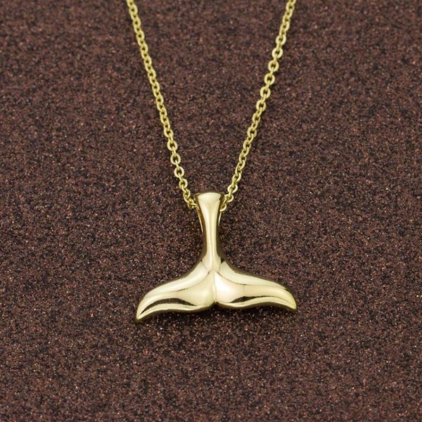 pendant necklaces gold filled mermaid for women's fashion ocean jewelry stainless steel whale tail nautical zb14 collares, Silver
pendant necklaces gold filled mermaid for women's fashion ocean jewelry stainless steel whale tail nautical zb14 collares, Silver