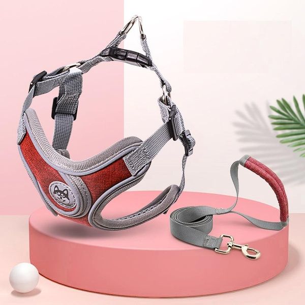 dog collars & leashes breast strap pet products small and medium-sized reflective anti-strike vest style leash harness
dog collars & leashes breast strap pet products small and medium-sized reflective anti-strike vest style leash harness