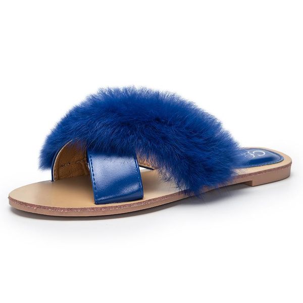 style woman fur slippers women's summer outer wear-style decorative pattern versatile flat sandals ins fashion, Black
style woman fur slippers women's summer outer wear-style decorative pattern versatile flat sandals ins fashion, Black