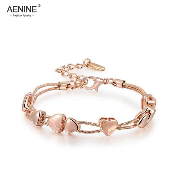 charm bracelets summer style aenine fashion rose gold color heart luxury bracelets/bangles christmas gift for women l2060304430, Golden;silver
charm bracelets summer style aenine fashion rose gold color heart luxury bracelets/bangles christmas gift for women l2060304430, Golden;silver