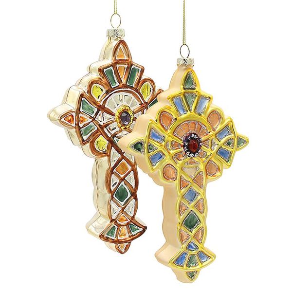 christmas decorations 2pcs cross decorative tree hanging pendants xmas decoration for home party year navidad noel natale
christmas decorations 2pcs cross decorative tree hanging pendants xmas decoration for home party year navidad noel natale