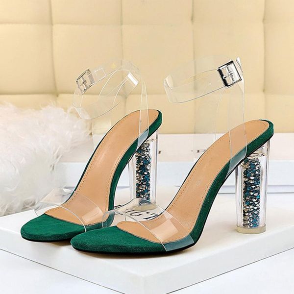 women transparent high heels sandles ladies bling ankle buckle strap pvc summer shoes woman fashion female sandals plus size, Black
women transparent high heels sandles ladies bling ankle buckle strap pvc summer shoes woman fashion female sandals plus size, Black