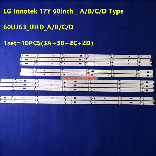 bar lights led backlight 11 lamp for lg innotek 17y 60inch 60uj6050 60uj6300 60uj634v 60uj63_uhd_a b c d nc600dge-aafx3eav63673006 60uj630
bar lights led backlight 11 lamp for lg innotek 17y 60inch 60uj6050 60uj6300 60uj634v 60uj63_uhd_a b c d nc600dge-aafx3eav63673006 60uj630