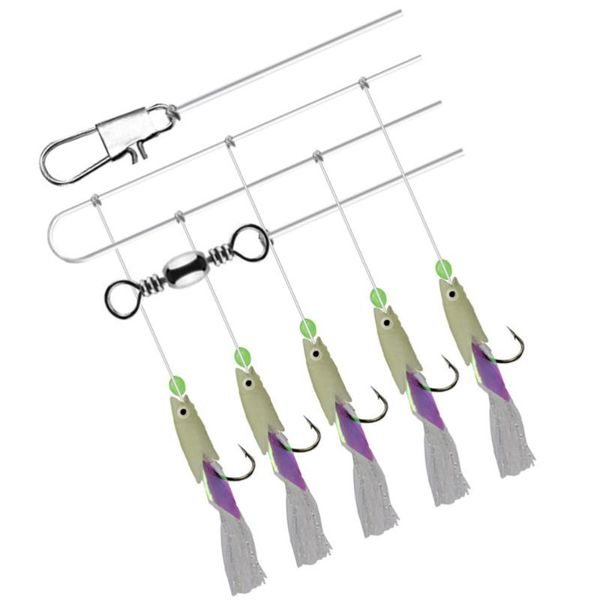 strings carbon steel mackerel feathers bass cod lure sea fishing luminous hook treble bait wire (no.1/0) hooks
strings carbon steel mackerel feathers bass cod lure sea fishing luminous hook treble bait wire (no.1/0) hooks