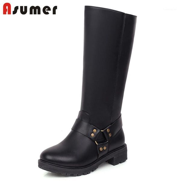 boots asumer 2021 fashion mid calf women round toe pu rivet low heels casual shoes ladies autumn winter riding woman1, Black
boots asumer 2021 fashion mid calf women round toe pu rivet low heels casual shoes ladies autumn winter riding woman1, Black