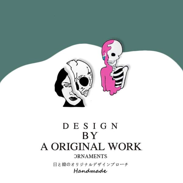 exaggerated brooch skull cartoon badge fixed clothes bag accessories pendant punk cowboy pin, Gray
exaggerated brooch skull cartoon badge fixed clothes bag accessories pendant punk cowboy pin, Gray