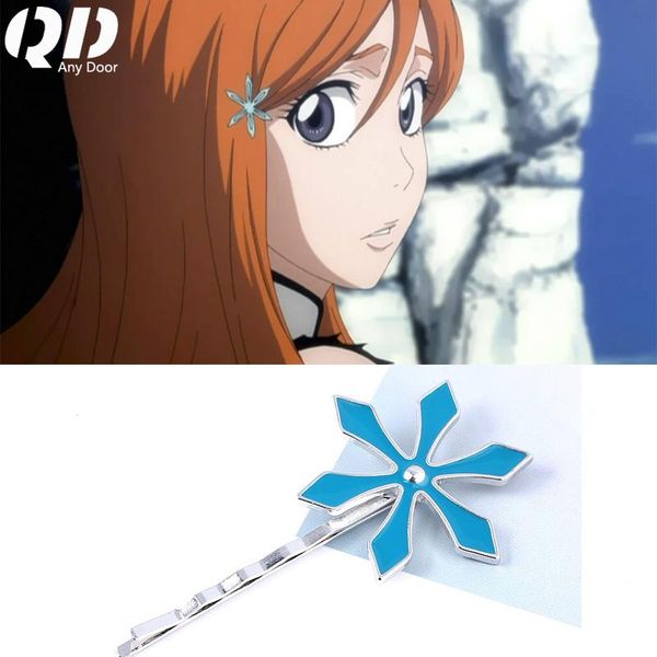 hair clips & barrettes anime bleach inoue orihime hairpin headwear blue flower alloy for women cosplay accessories jewelry gift, Golden;silver
hair clips & barrettes anime bleach inoue orihime hairpin headwear blue flower alloy for women cosplay accessories jewelry gift, Golden;silver