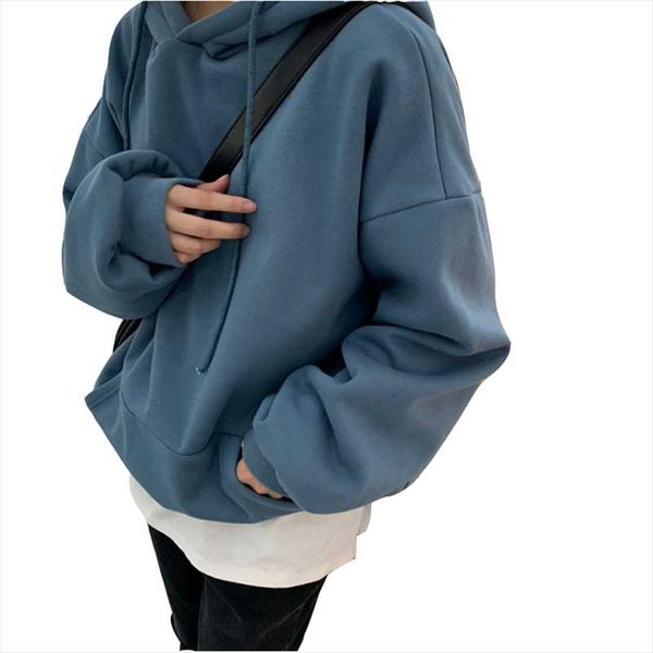 women's hoodies & sweatshirts sweatshirt 2021 autumn winter korean loose thick casual hedging long sleeve, Black
women's hoodies & sweatshirts sweatshirt 2021 autumn winter korean loose thick casual hedging long sleeve, Black