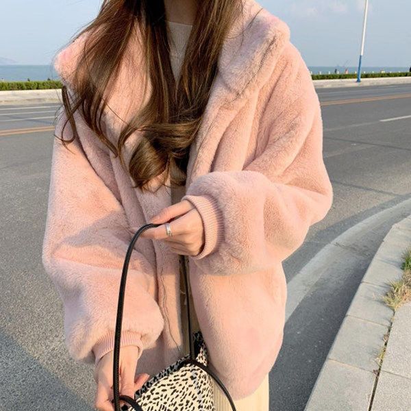 women's wool & blends women's lamb coat solid color turn-down collar zipper plush thicken warm wholesale 2022 fashionlady clo, Black
women's wool & blends women's lamb coat solid color turn-down collar zipper plush thicken warm wholesale 2022 fashionlady clo, Black