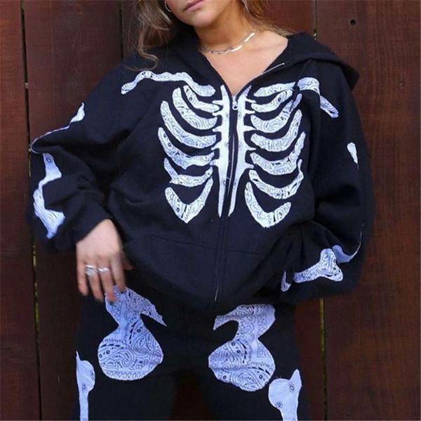 women's hoodies & sweatshirts vintage jacket gothic grunge fairy aesthetic skull printed sweatshirt zipper up long sleeve autumn coat, Black
women's hoodies & sweatshirts vintage jacket gothic grunge fairy aesthetic skull printed sweatshirt zipper up long sleeve autumn coat, Black