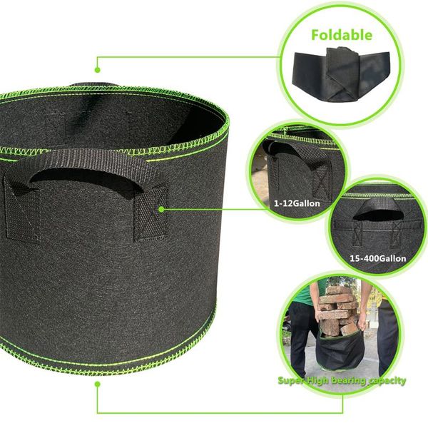 planters & pots 3/5/7 gallon felt plant growing bags vegetable flower potato pot container garden planting basket farm home mushroom seed
planters & pots 3/5/7 gallon felt plant growing bags vegetable flower potato pot container garden planting basket farm home mushroom seed