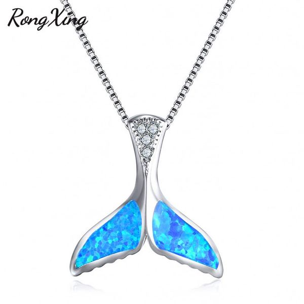 pendant necklaces rongxing silver color fish tail pendants mystic female blue/white fire opal necklace zircon birthstone choker gift
pendant necklaces rongxing silver color fish tail pendants mystic female blue/white fire opal necklace zircon birthstone choker gift