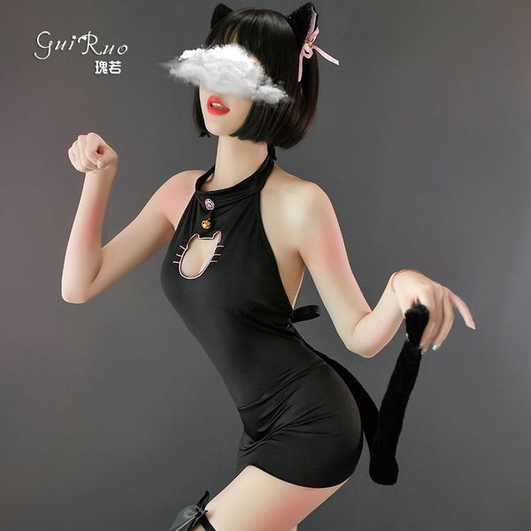 Back Underwear Open Guiruo Cat Girl's Chest Sexy Hollow Out Temptation Slim Fit Bag Hip Skirt Passion Uniform 805, White;black
Back Underwear Open Guiruo Cat Girl's Chest Sexy Hollow Out Temptation Slim Fit Bag Hip Skirt Passion Uniform 805, White;black