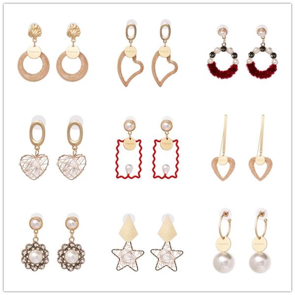 design pearl statement earrings korea metal gold geometric irregular circle square drop for women dangle & chandelier, Silver
design pearl statement earrings korea metal gold geometric irregular circle square drop for women dangle & chandelier, Silver