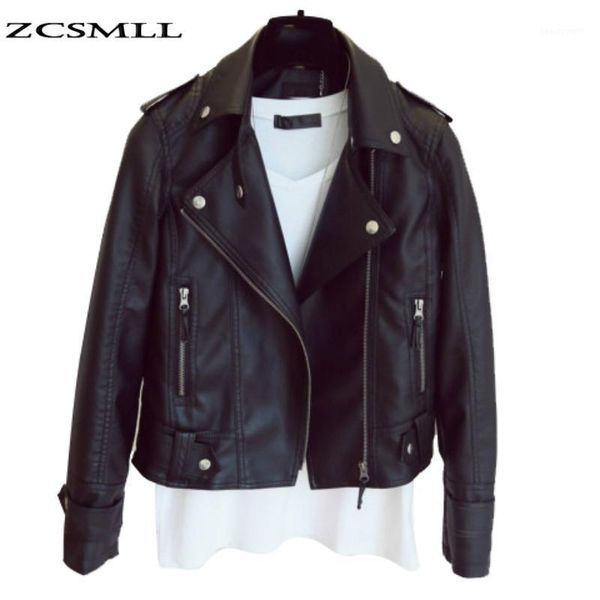 leather women's jacket short korean version of plus size locomotive suit students all-match pu gothic & faux, Black
leather women's jacket short korean version of plus size locomotive suit students all-match pu gothic & faux, Black