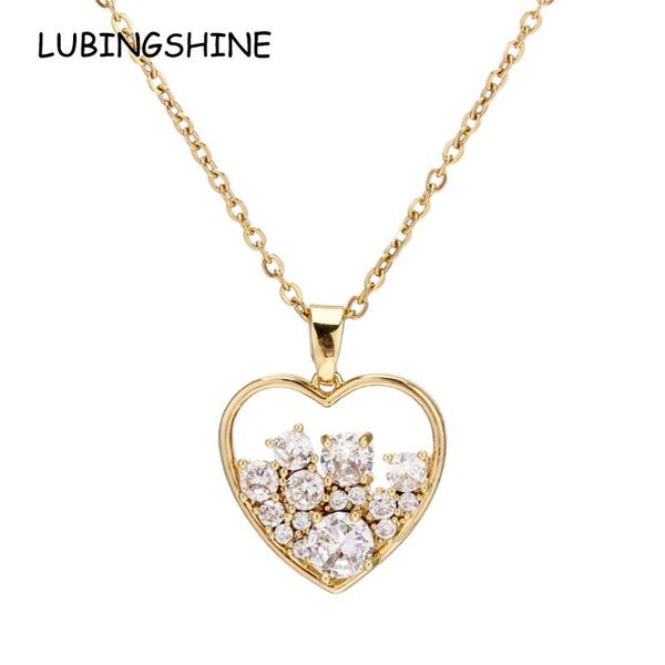 pendant necklaces crystal zircon love heart necklace for women girl gold color choker fashion jewelry valentine's day gift, Silver
pendant necklaces crystal zircon love heart necklace for women girl gold color choker fashion jewelry valentine's day gift, Silver
