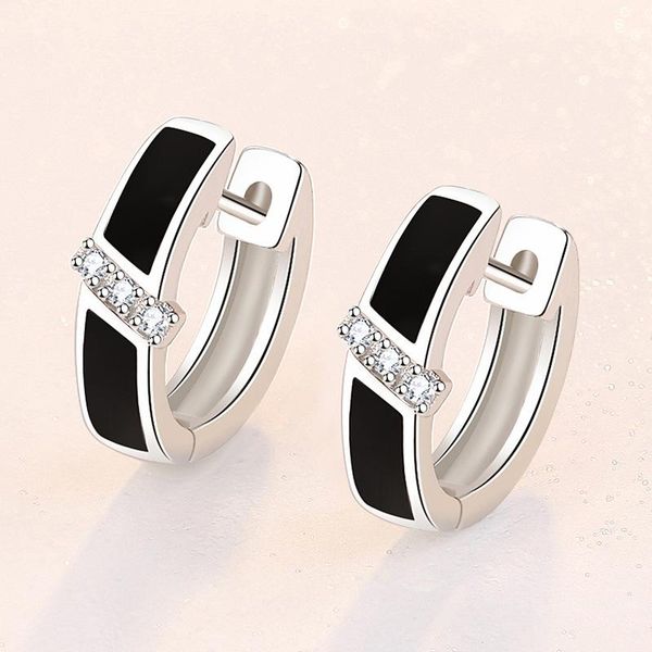hoop & huggie kofsac trendy zircon earring for women 925 sterling silver jewelry black earrings lady valentine's day accessories, Golden;silver
hoop & huggie kofsac trendy zircon earring for women 925 sterling silver jewelry black earrings lady valentine's day accessories, Golden;silver